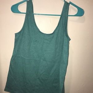 Green tank top